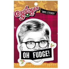 Vinyl Sticker A Christmas Story Oh Fudge! Ralphie