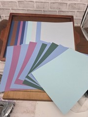 Mixed Scrapbook Junk Journal Shadow Box Lot 8- Paper Dolls – Cardstock/Stamps