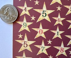 STAR ALPHABET Stickers(4-3/4”x10”)Letters•Words•Numbers•4th of July•Card Making•