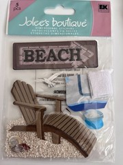 Jolee’s Dimensional Stickers – Beach Vacation Pool Tropical Theme – You Choose