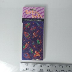 Stickety Doo Da SPACE Stickers Astronaut Rocket Plane Planet LOT-6 NOS Vtg 1997