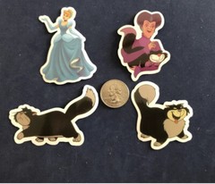 Disney Stickers – Disney Cinderella Lot of 4 Stickers.