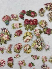 Anna Griffin 3D Dimensional Engravings Roses Spring Garden Floral Flowers 200Pcs