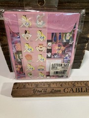 Disney Alice in Wonderland Japan Stickers Notecards & Envelopes Set New