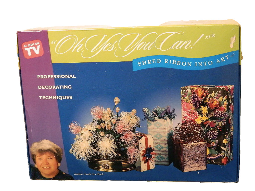 Shred Ribbon Into Art Deluxe Kit Linda Lee Buck Oh Yes You Can AS Seen on TV