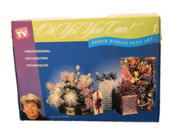 Shred Ribbon Into Art Deluxe Kit Linda Lee Buck Oh Yes You Can AS Seen on TV