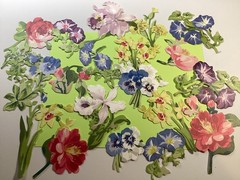 Anna Griffin Large Flower Embellishments 20 Pieces