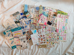 Baby Child Scrapbook Stickers Lot Various Brands