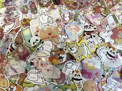 Kawaii Paper Sticker Flakes (100 pcs) stationary cute animal food