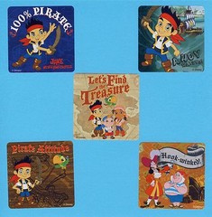 10 Jake and the Never Land Pirates – Large Stickers – Favors
