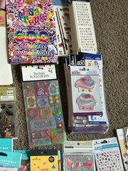 400+ HUGE Sticker Lot Scrapbook Lots Of Different Brands & Subjects