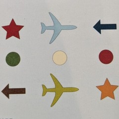 Making Memories Panorama Brads 2 Pack, 108 Pc Each, 9 Brad Styles Airplane Arrow
