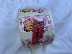 Sealed roll 1978 Vintage Garfield Be Mine Valentine Sticker Roll 125 Wrapped