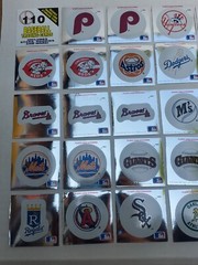 Vtg Fleer Ultra Logo Silver Hologram Stickers Lot 36 Major League Baseball MLB