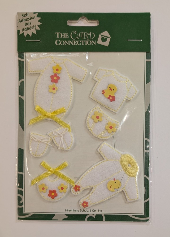The Card Connection Neutral Baby Clothes Boy Or Girl Scrapbooking Stickers