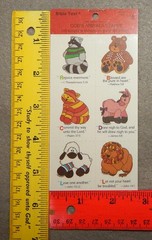 3 Packs God’s Animals Gummed Stickers (1 5/8″ x 1 1/4″) 6 Animals, 360 Total