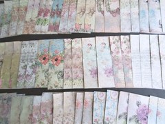 100PC Scrapbooking Vintage Ephemera Paper Pack The Rose Connection New Design