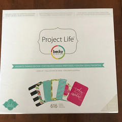 NEW BECKY HIGGINS PROJECT LIFE FAVORITE THINGS CORE KIT 616 SCRAPBOOKING CARDS