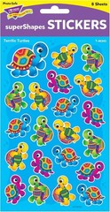 168 Count Large Terrific Turtles Stickers Kids Classroom Rewards Party Favors