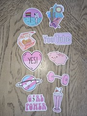 Pink Stickers 100 Stickers Decals Vcso New Girly Lockers Laptop Tumbler Fun Cool