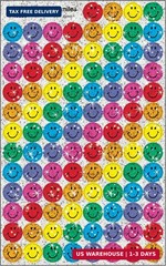 Trend Colorful Smiles Sparkle superSpots Stickers, Classroom Incentives, 400 Cou