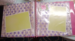 Pre made Paper Studio 8×8 scrapbook plus embellishments