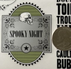 WITCH’S BREW Rub-Ons(6”x6”) Halloween•Skull•Poison Bottle Labels•Trick-Or-Treat