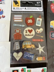 Vintage Stickers Lot Full & Partial Sheets Suzy’s Zoo School Country Foamies
