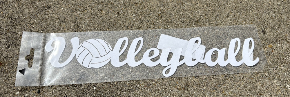 MOY Memries Title Scrapbooking Laser Die Cut VOLLEYBALL