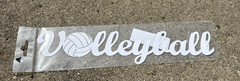 MOY Memries Title Scrapbooking Laser Die Cut VOLLEYBALL
