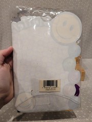 Vintage Smiley Face Sandylion Sticker Stationery Kit Floaty Paperweight Pen Lot