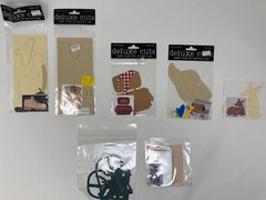 Outdoors Scrapbooking Lot Paper Embellishments Deluxe Laser Die Cuts 7 pc Hunt
