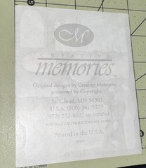SPAIN Olive Oil New Sheet Creative Memories Scrapbook Stickers