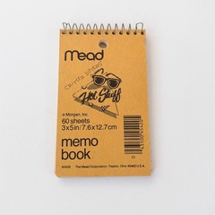 Vintage Mead Critter Sitters Hot Stuff Small Note Pad Spiral 3″ x 5″