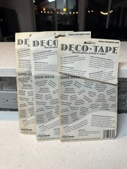 LOT Chartpak Deco Bright Decorative Tape 1/8″ x 324″ Red/Black/Blue/Green/Yellow