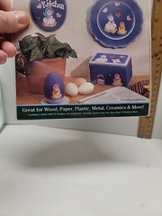 Plaid Rub on Transfers Country Critters 57052 Chickens Vintage 1994 Crafts New