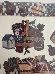 Gallery Graphics Acid-Free Stickers Apples Theme Americana, birdhouses, Herbs