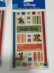 Disney 4 Packages EK Success Mickey Mouse 3D Epoxy Tiles stickers