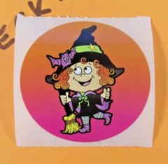 Halloween Monsters Stickers Set Of 6