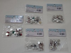 Hobby Lobby Make It Christmas Crafts Lot of 9 Packs Button Gem Light Bulbs More⬇