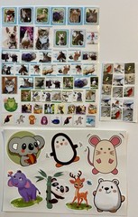 Large Lot Of Animal Stickers! Jolee’s Boutique, Hallmark, Sticko, Etc