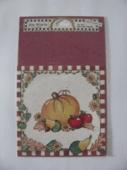 Joy Marie Die Cut Frames 1 Sheet FALL/THANKSGIVING Theme NIP