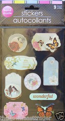 36pc 3-Dimension 3-D Stickers Nature Bird Butterfly Celebrate Enjoy Life & Love