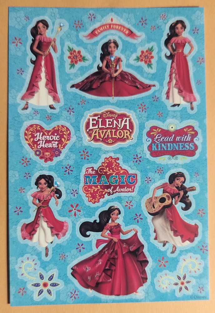 Elena Avalor Sticker Single Sheet