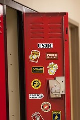 MARINES CORPS BADGES VARIETY DIE CUT VINYL 50 CT STICKER PACK
