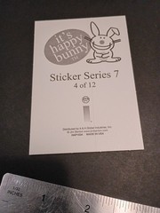 Happy Bunny Sticker Jim Benton Cute Funny Humor Vending Machine Sticker