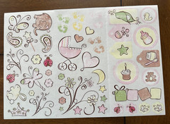Creative Memories BABY GIRL Album Kit ~ PAPER~Stickers~IDEA BOOK~Photo Mats ~NEW