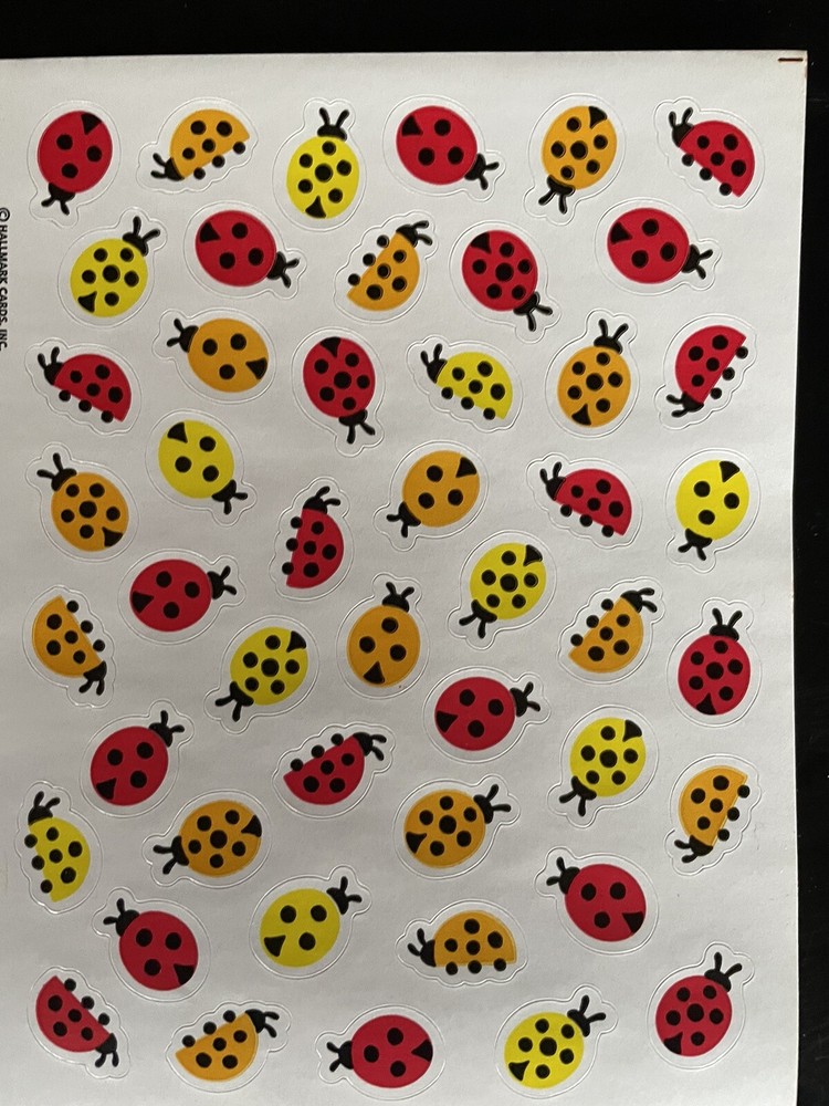 Vintage Stickers – Hallmark – Ladybugs – Awesome Stickers