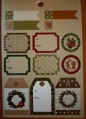 RECOLLECTIONS GINGERBREAD HOUSE STICKER BOOK 237 PC 12 SHEET GINGERBREAD FOREST