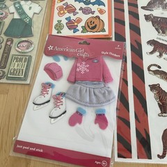 Lot Of 4 Stickers Girl Scout Scratch N Smell American Girl NRN Design